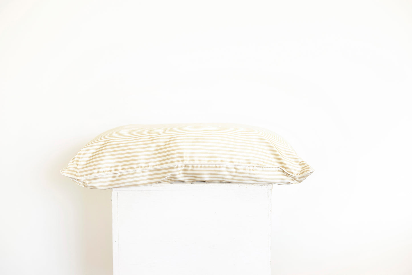 Latte Stripe - Luxury Silk Pillowcase
