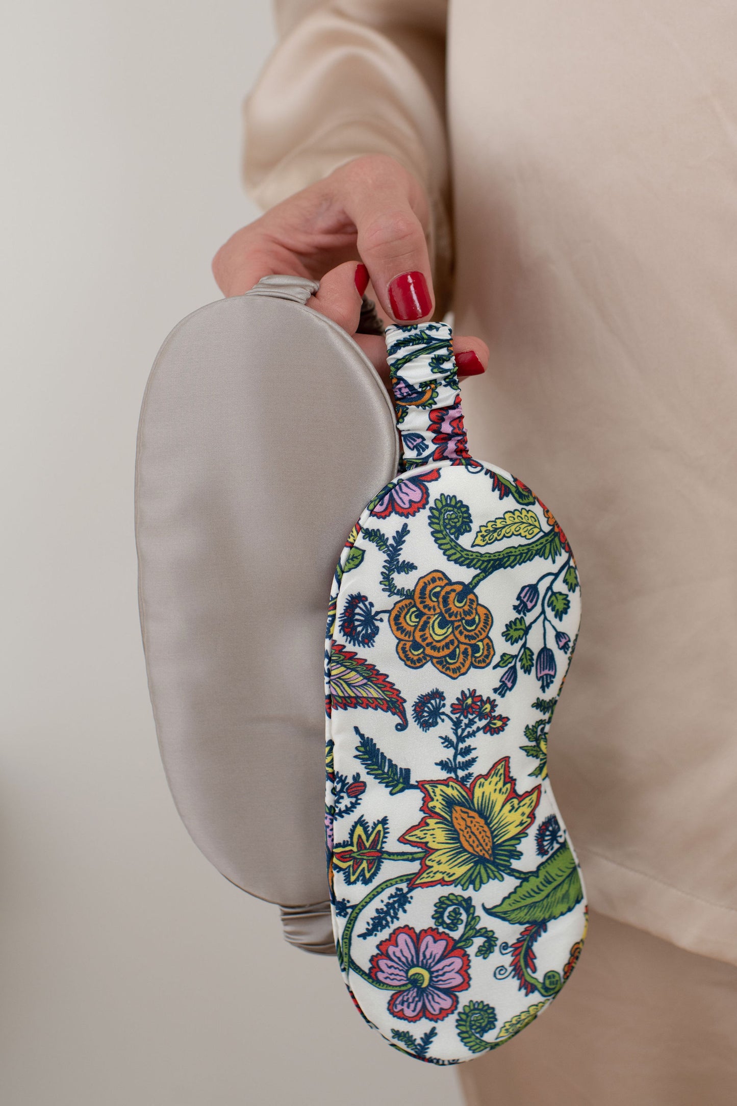 Multi Floral - Luxury Silk Sleep Mask