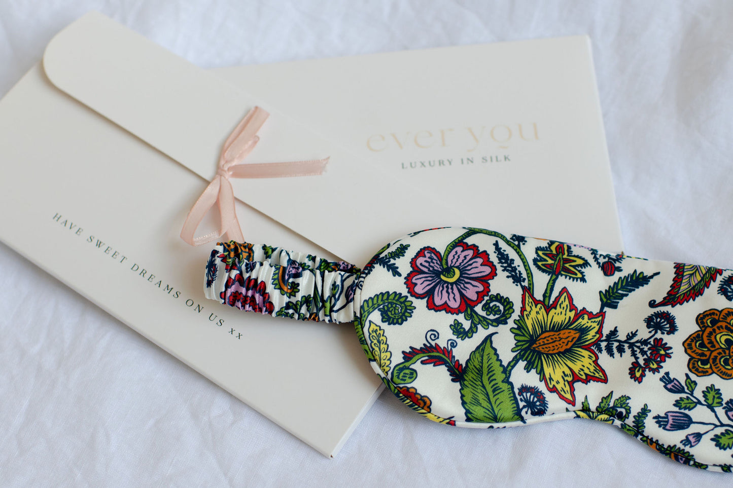 Multi Floral - Luxury Silk Sleep Mask