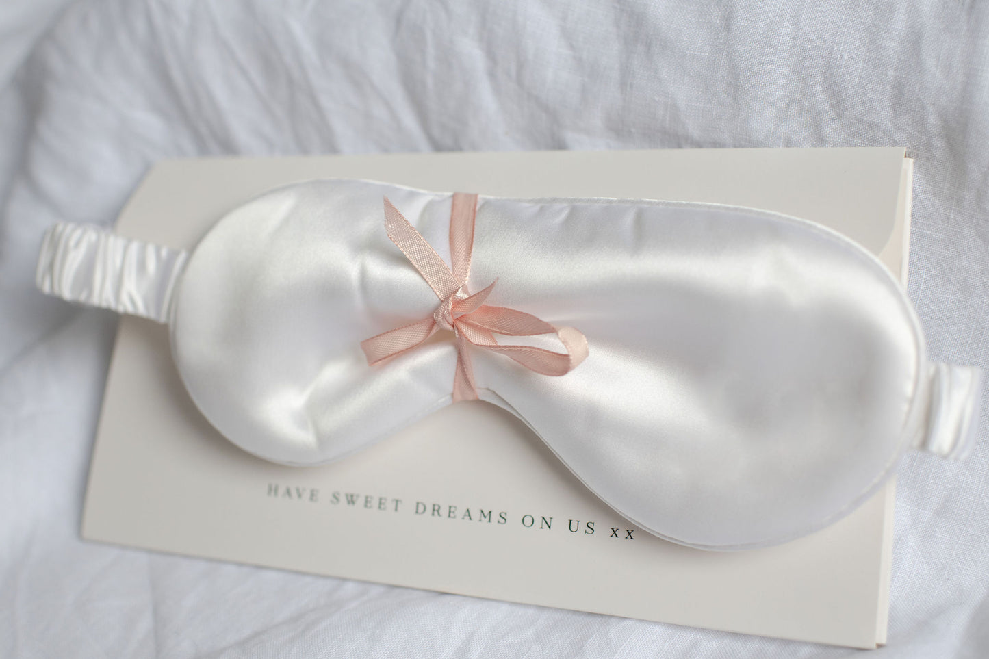 White - Luxury Silk Sleep Mask