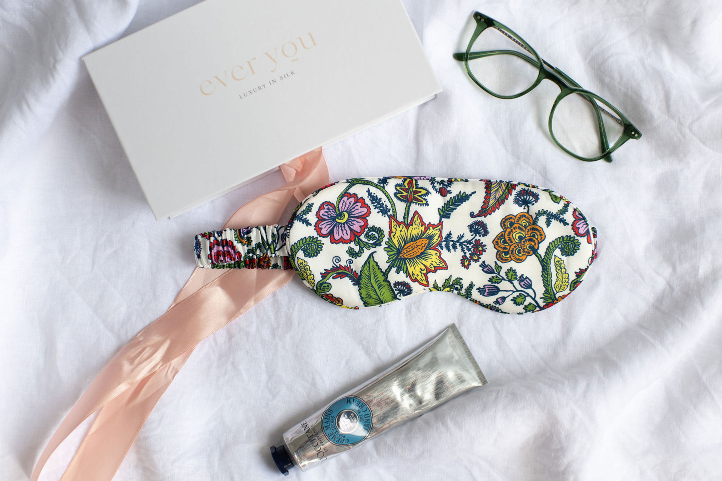 Multi Floral - Luxury Silk Sleep Mask