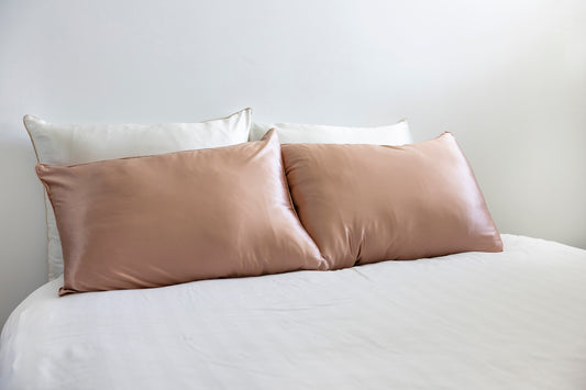 Rose Gold  - luxury silk pillowcase