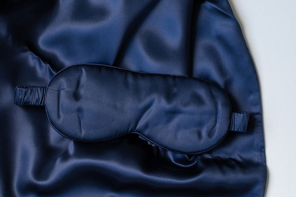 French Navy - Luxury Silk Sleep Mask
